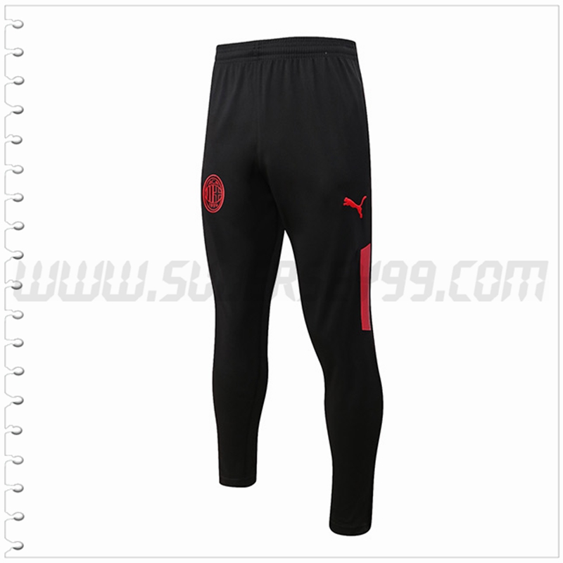 Pantalones Entrenamiento AC Milan Negro 2022 2023 -03