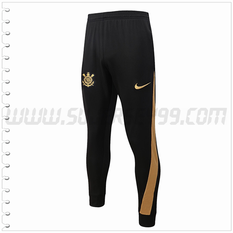 Pantalones Entrenamiento Corinthians Negro 2022 2023