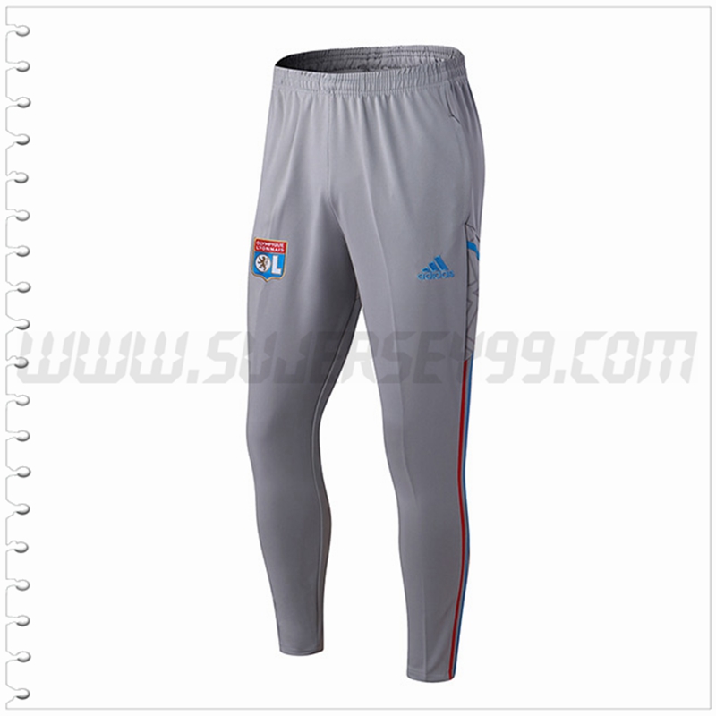 Pantalones Entrenamiento Lyon OL Gris 2022 2023 -02