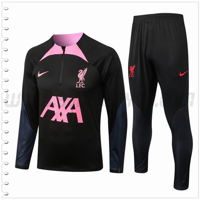 Chandal Futbol FC Liverpool Negro/Rosa 2022 2023