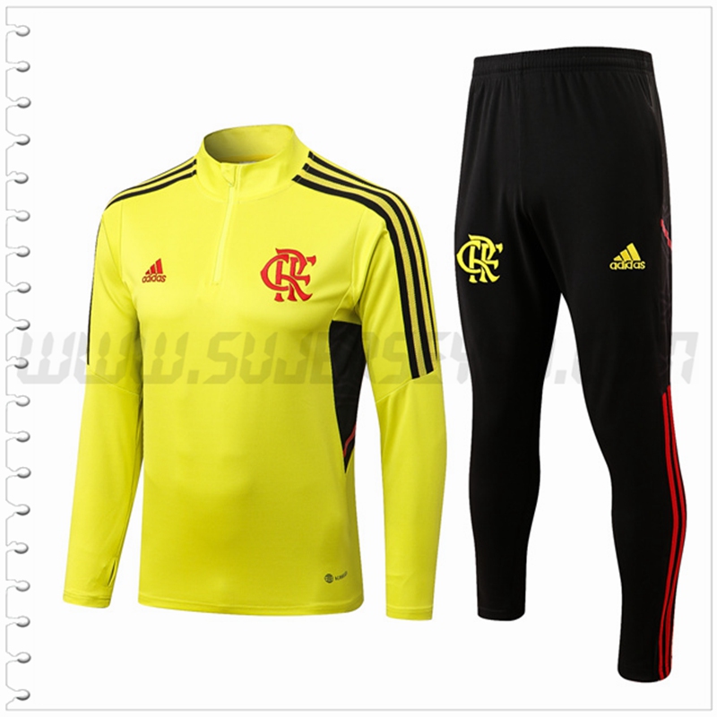 Chandal Futbol Flamenco Amarillo 2022 2023