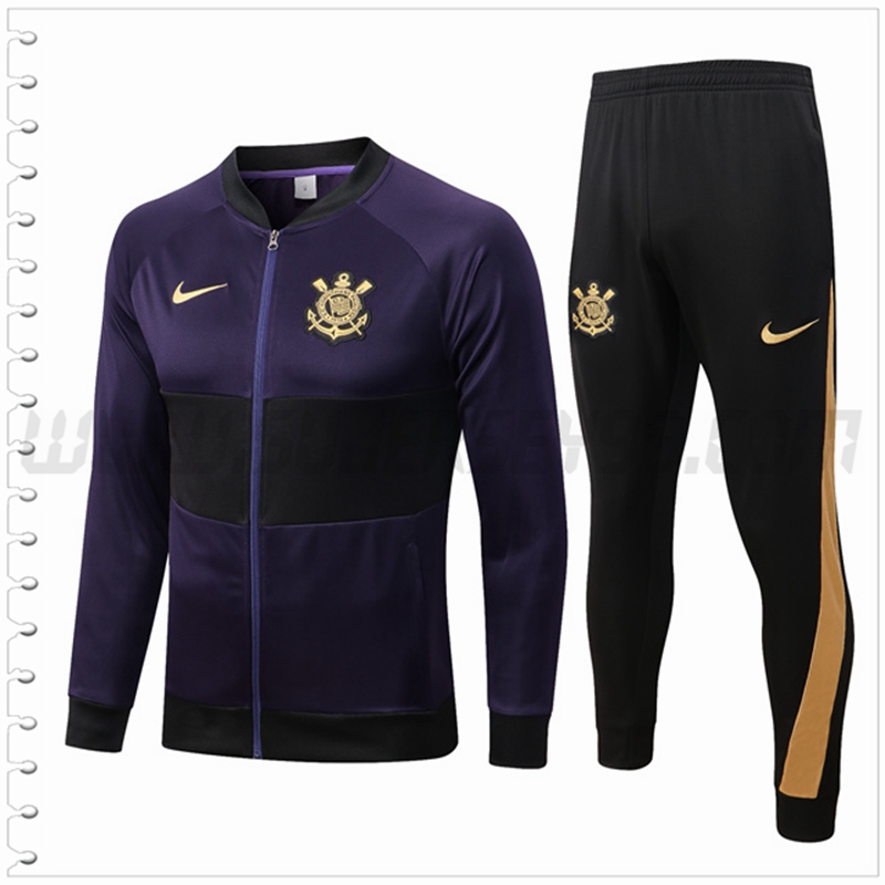 Chaqueta Chandal Futbol Corinthians Púrpura 2022 2023
