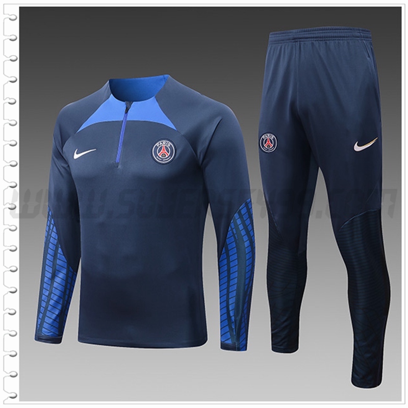 Chandal Futbol NIKE PSG Ninos Azul Marino 2022 2023