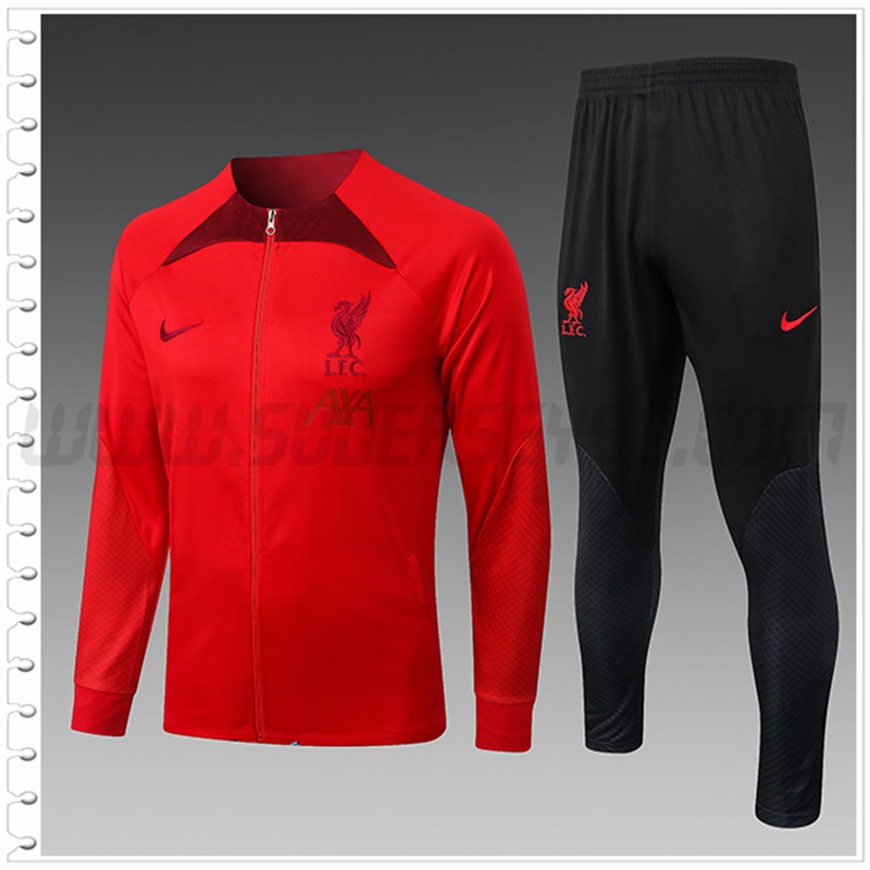 Chandal Futbol FC Liverpool Ninos Rojo 2022 2023