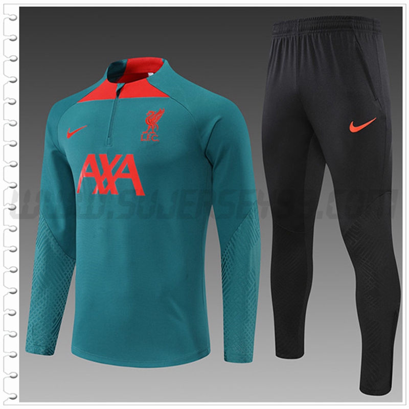 Chandal Futbol FC Liverpool Ninos Verde 2022 2023