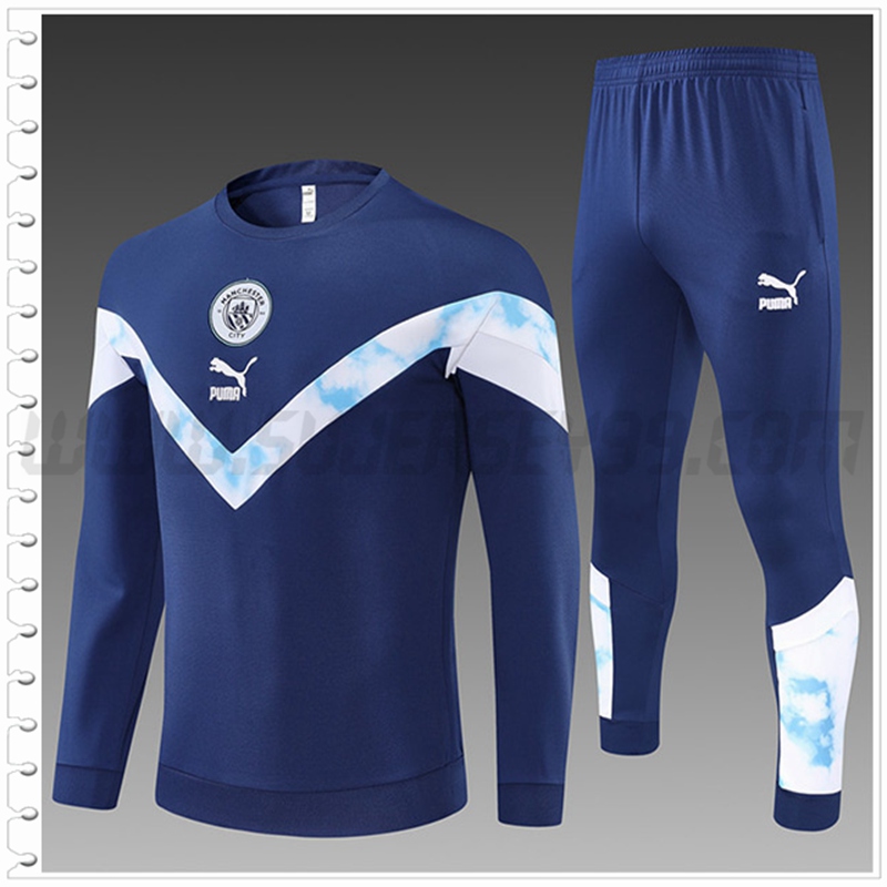 Chandal Futbol Manchester City Ninos Azul Marino 2022 2023