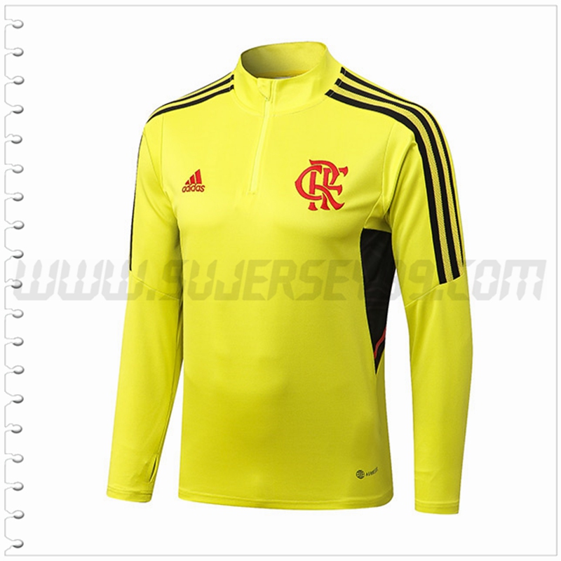 Sudadera Entrenamiento Flamenco Amarillo 2022 2023