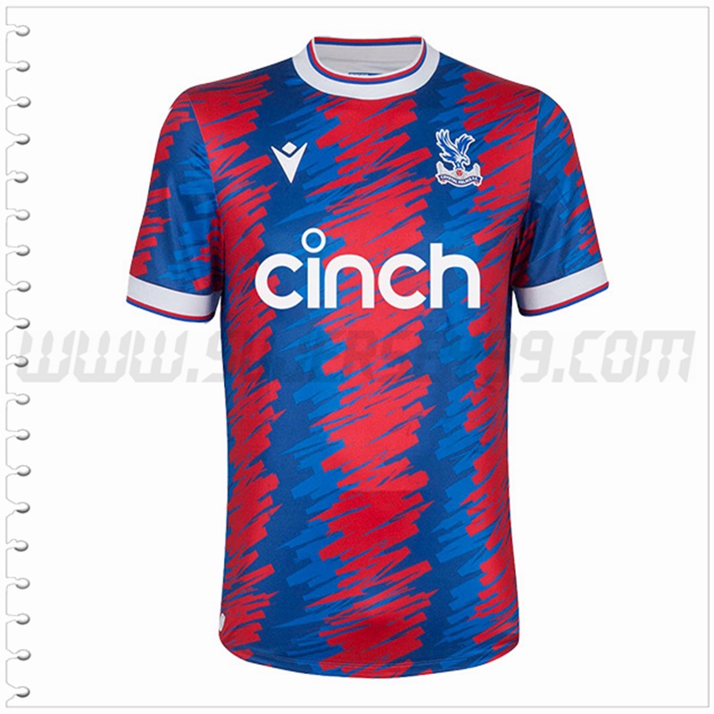 Primera Nuevo Camiseta Crystal Palace Azul Rojo 2022 2023