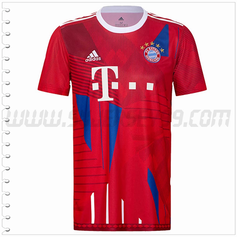 Camiseta Futbol Bayern Munich Rojo 10º Campeonato Consecutivo
