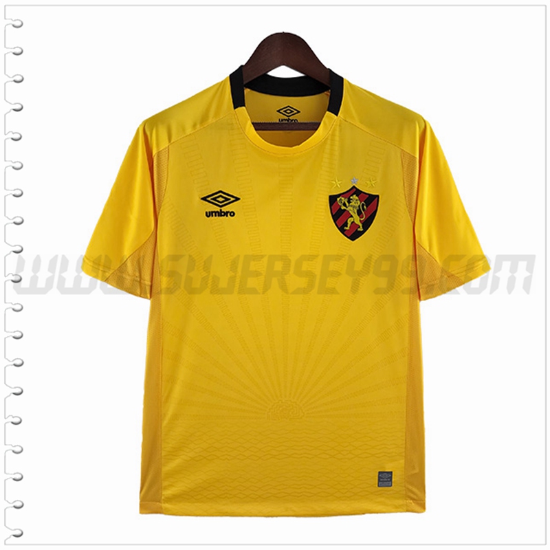 Nuevo Camiseta Portero Sport Recife Amarillo 2022 2023