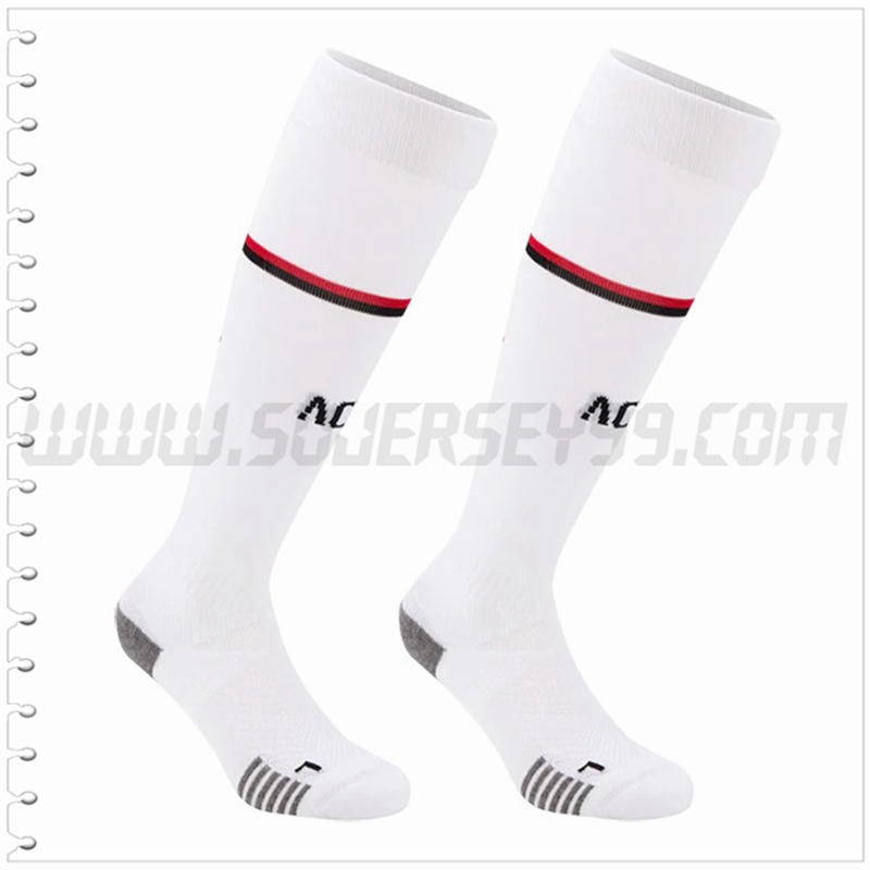 Segunda Calcetines Futbol AC Milan 2022 2023