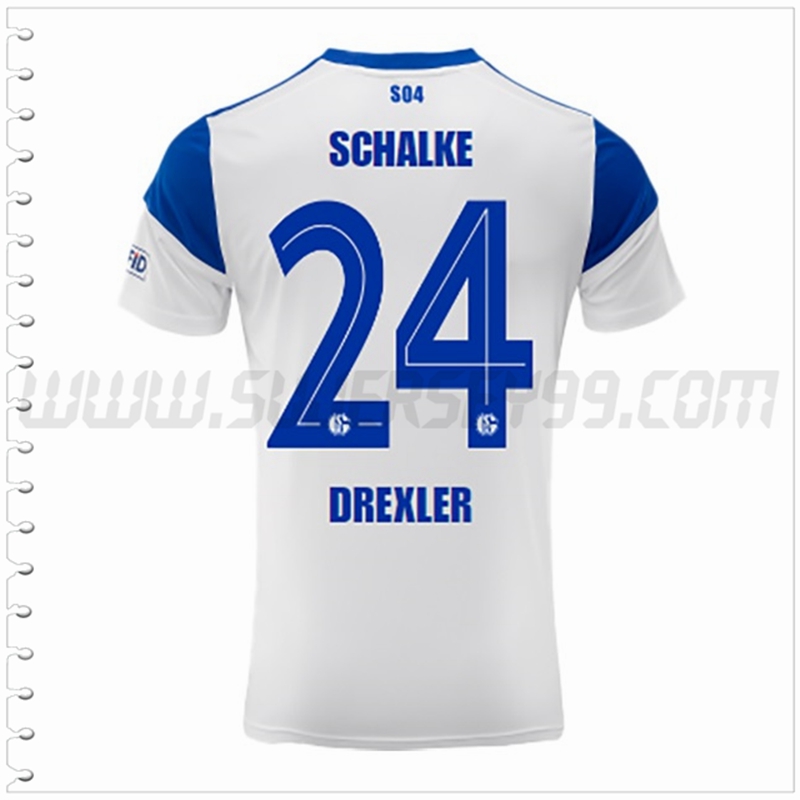 Segunda Camiseta Futbol Schalke 04 DREXLER #24 2022 2023