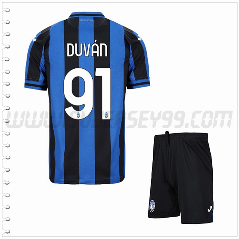 Equipacion del Atalanta DUVÁN #91 Ninos 2022 2023