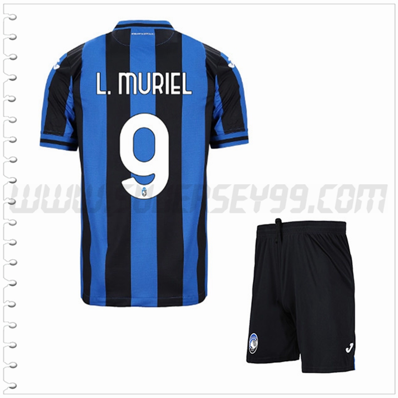 Equipacion del Atalanta L.MURIEL #9 Ninos 2022 2023
