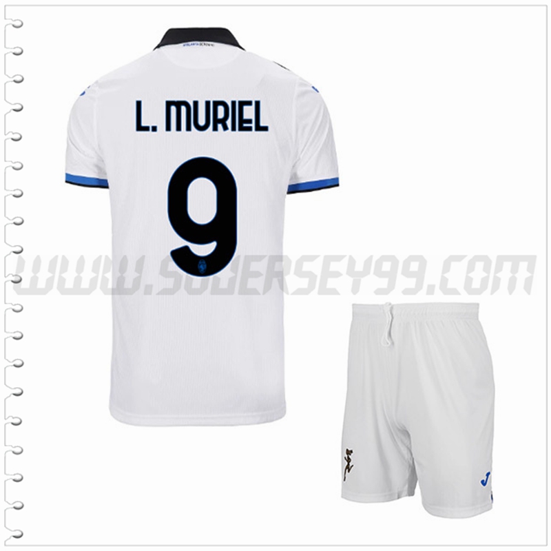 Equipacion del Atalanta L.MURIEL #9 Ninos 2022 2023