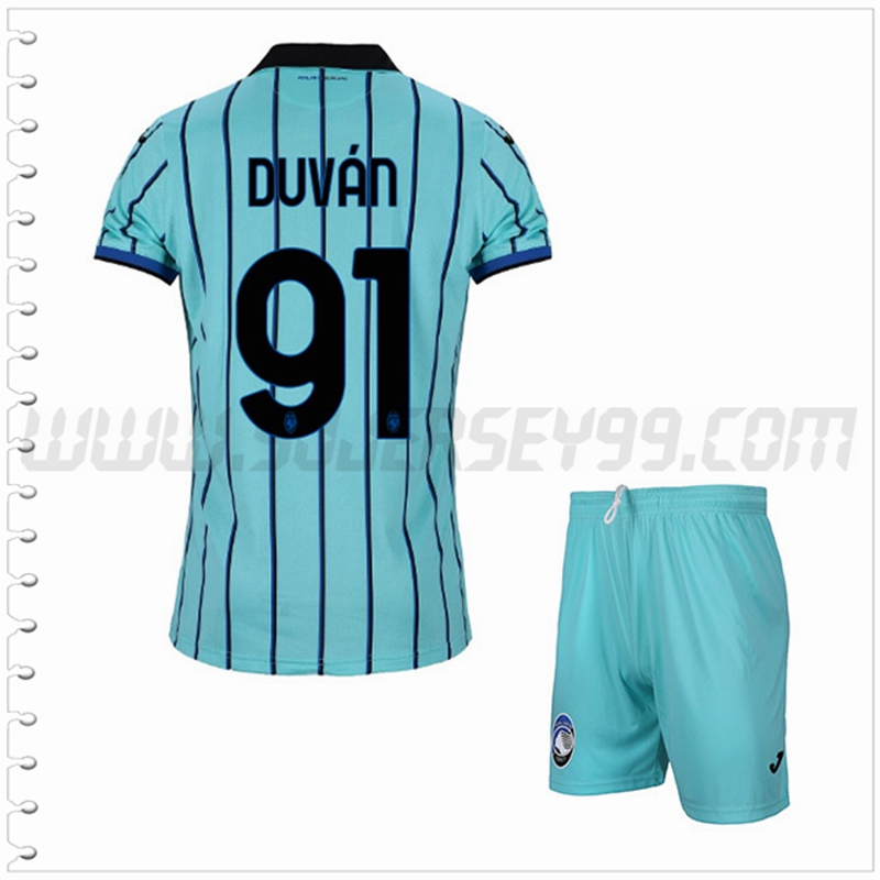Equipacion del Atalanta DUVÁN #91 Ninos 2022 2023