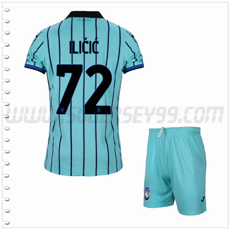 Equipacion del Atalanta ILIČIĆ #72 Ninos 2022 2023