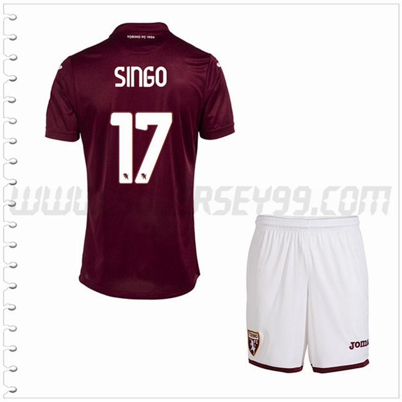 Equipacion del Torino SINGO #17 Ninos 2022 2023