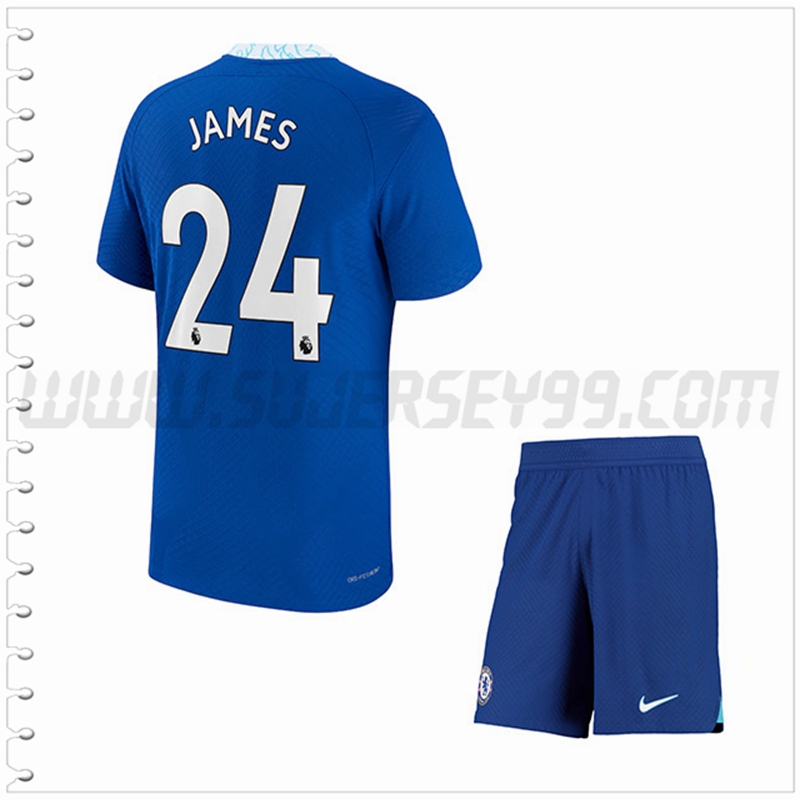 Equipacion del FC Chelsea JAMES #24 Ninos 2022 2023