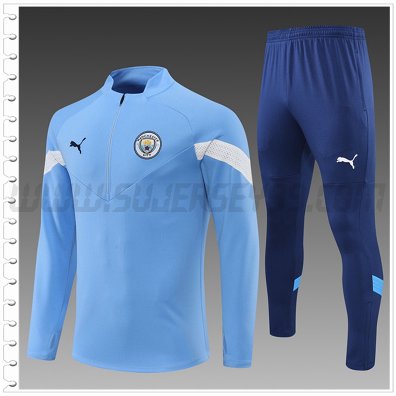 Chandal Futbol Manchester City Ninos Azul 2022 2023