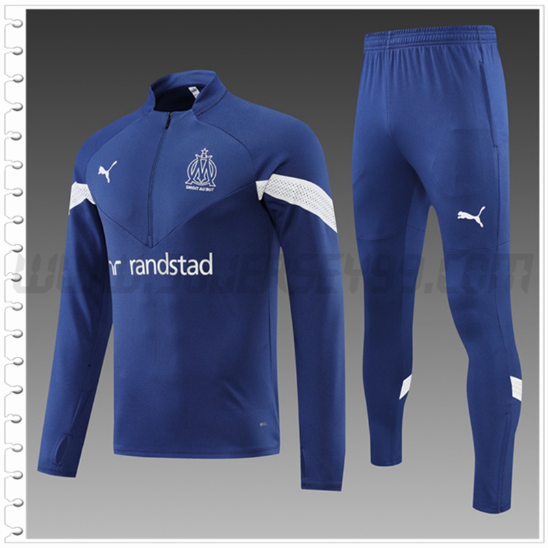 Chandal Futbol Marsella Ninos Azul 2022 2023