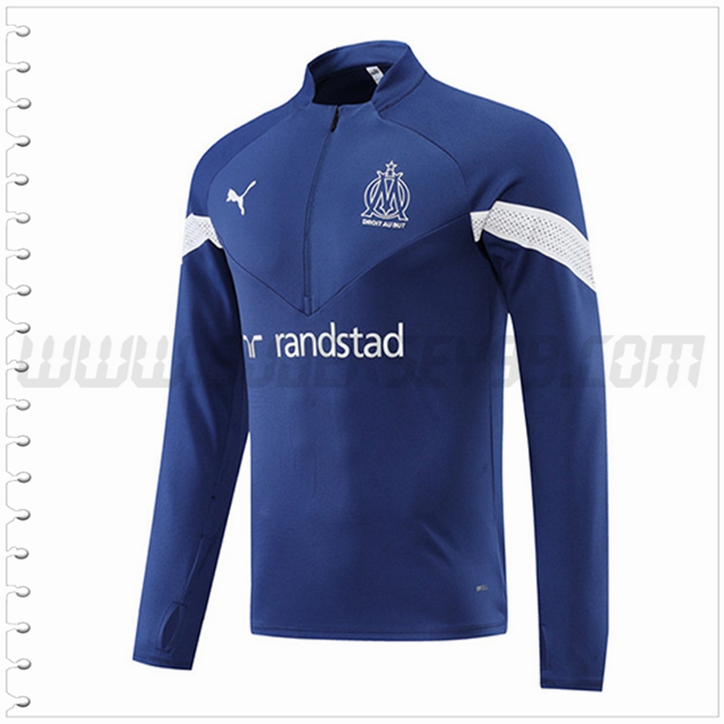 Sudadera Entrenamiento Marsella Azul 2022 2023