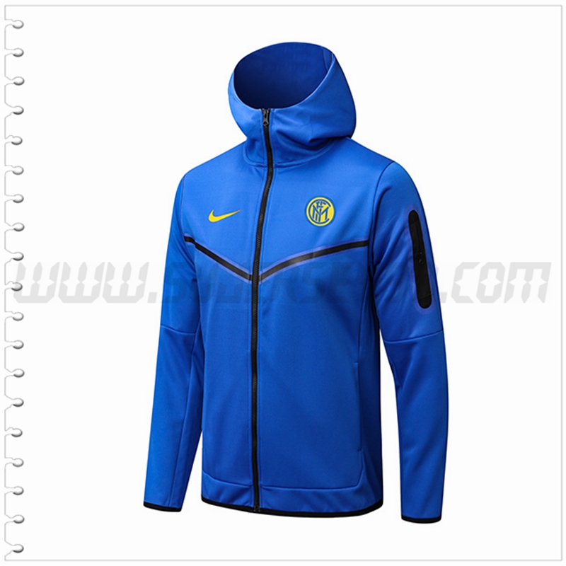 Chaqueta con Capucha Inter Milan Azul 2022 2023