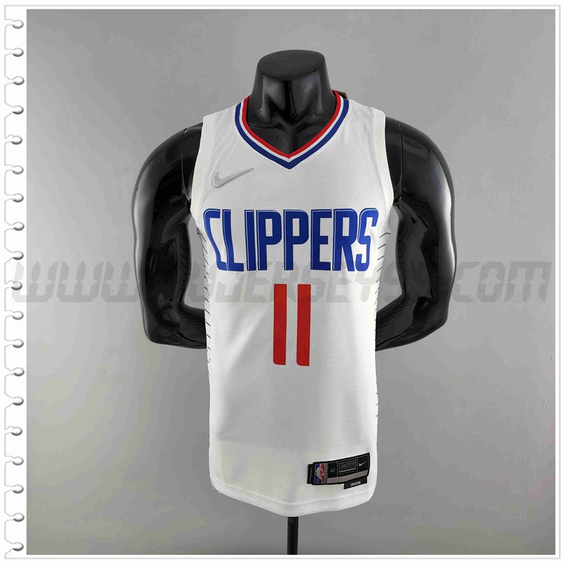 Camiseta Los Angeles Clippers (WALL #11) Blanco 75 Aniversario