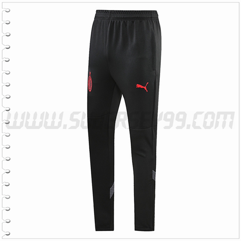 Pantalones Entrenamiento AC Milan Negro 2022 2023 -04