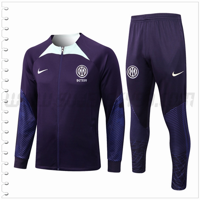 Chaqueta Chandal Futbol Inter Milan Púrpura 2022 2023