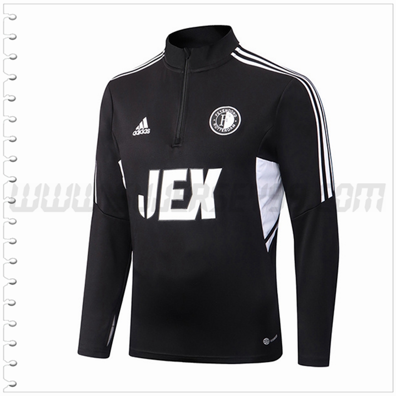 Sudadera Entrenamiento Feyenoord Negro 2022 2023
