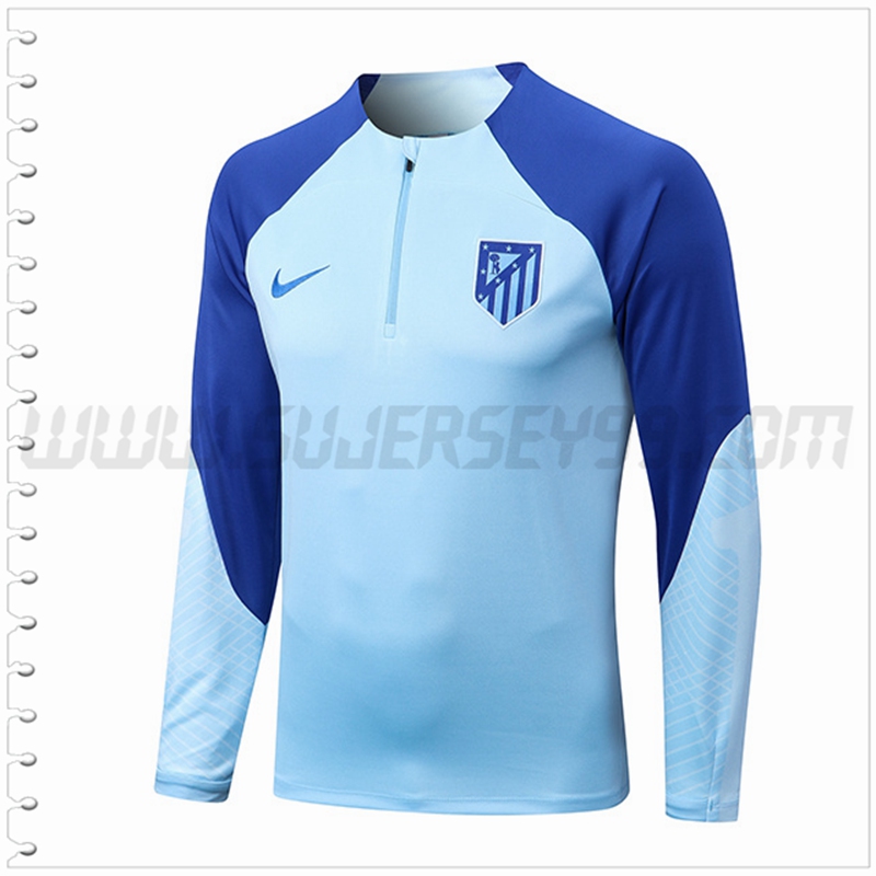 Sudadera Entrenamiento Atletico Madrid Azul 2022 2023