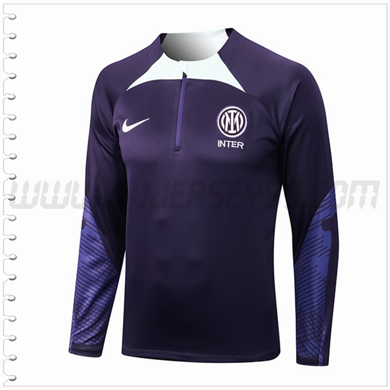 Sudadera Entrenamiento Inter Milan Púrpura 2022 2023