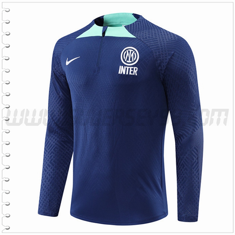 Sudadera Entrenamiento Inter Milan Azul 2022 2023