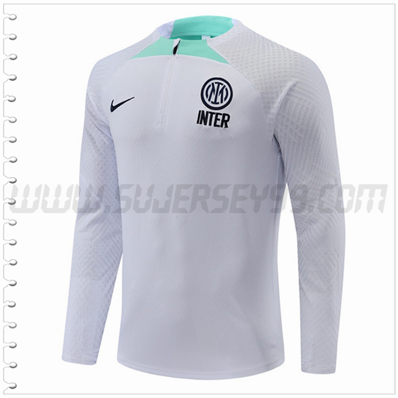 Sudadera Entrenamiento Inter Milan Gris 2022 2023