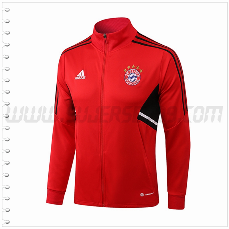 Chaqueta Futbol Bayern Munich Rojo 2022 2023