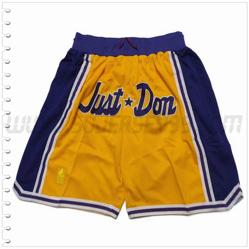 Pantalones Cortos NBA Los Angeles Lakers Amarillo