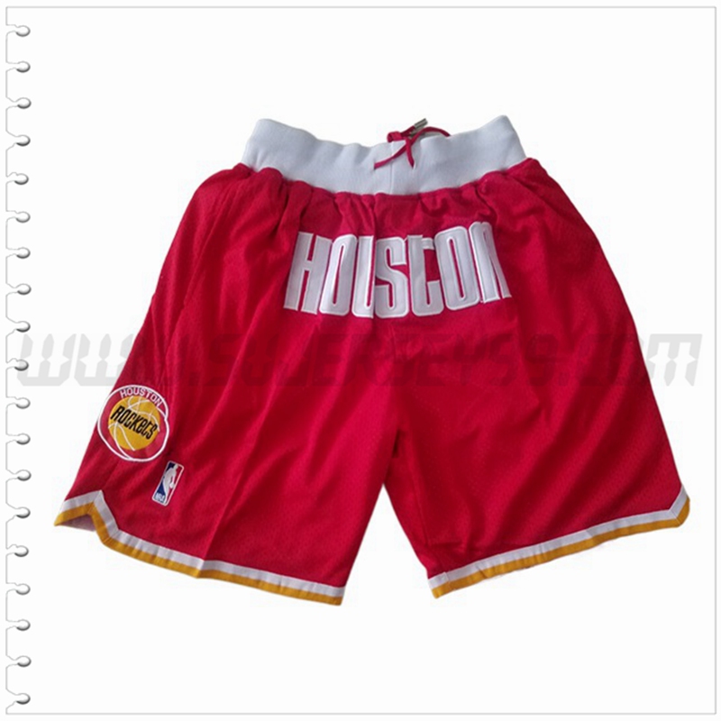 Pantalones Cortos NBA Houston Rockets Rojo