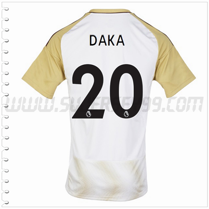 Tercera Camiseta Futbol Leicester City DAKA #20 2022 2023