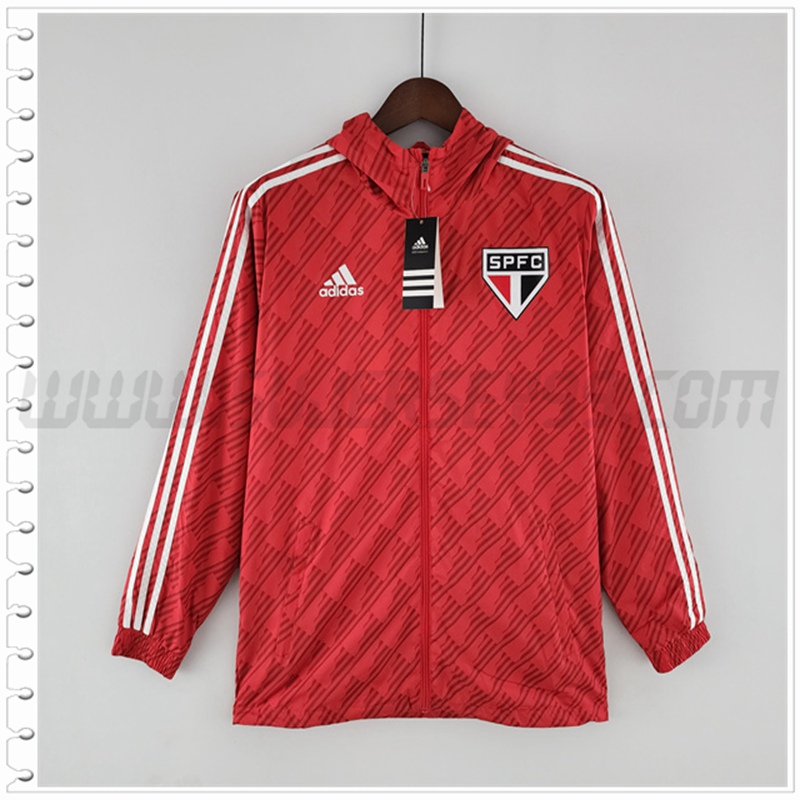 Rompevientos Sao Paulo FC Rojo 2022 2023