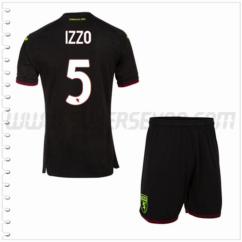 Equipacion del Torino IZZO #5 Ninos 2022 2023