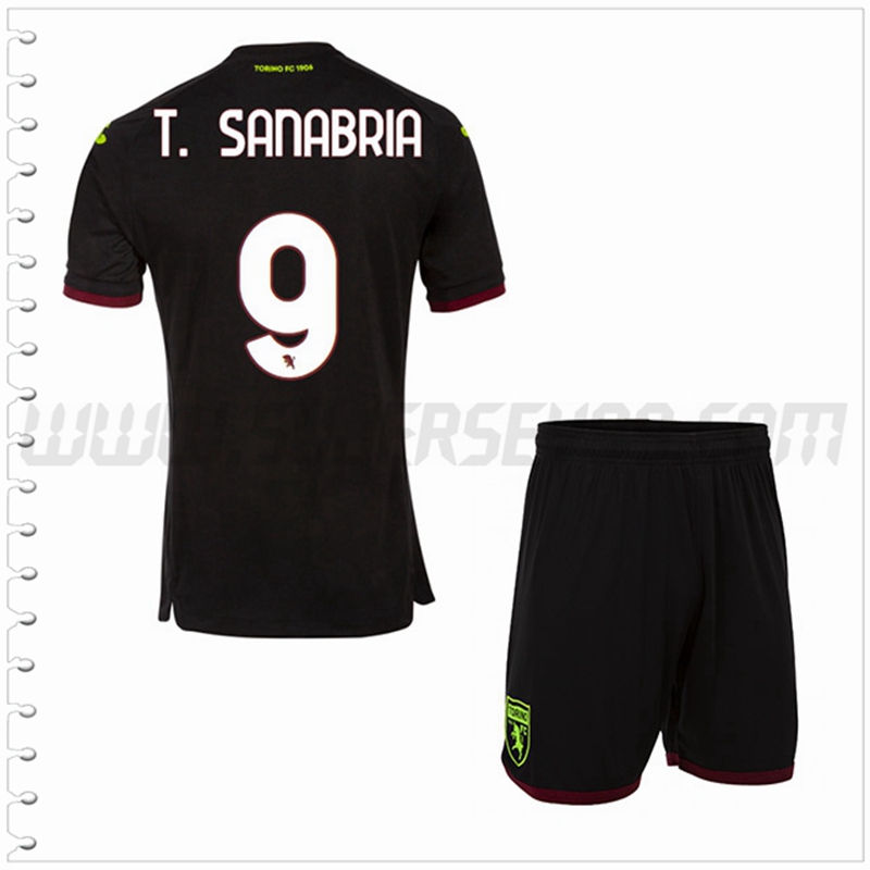 Equipacion del Torino T.-SANABRIA #9 Ninos 2022 2023
