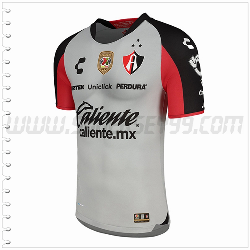 Segunda Nuevo Camiseta Club Atlas Gris 2022 2023