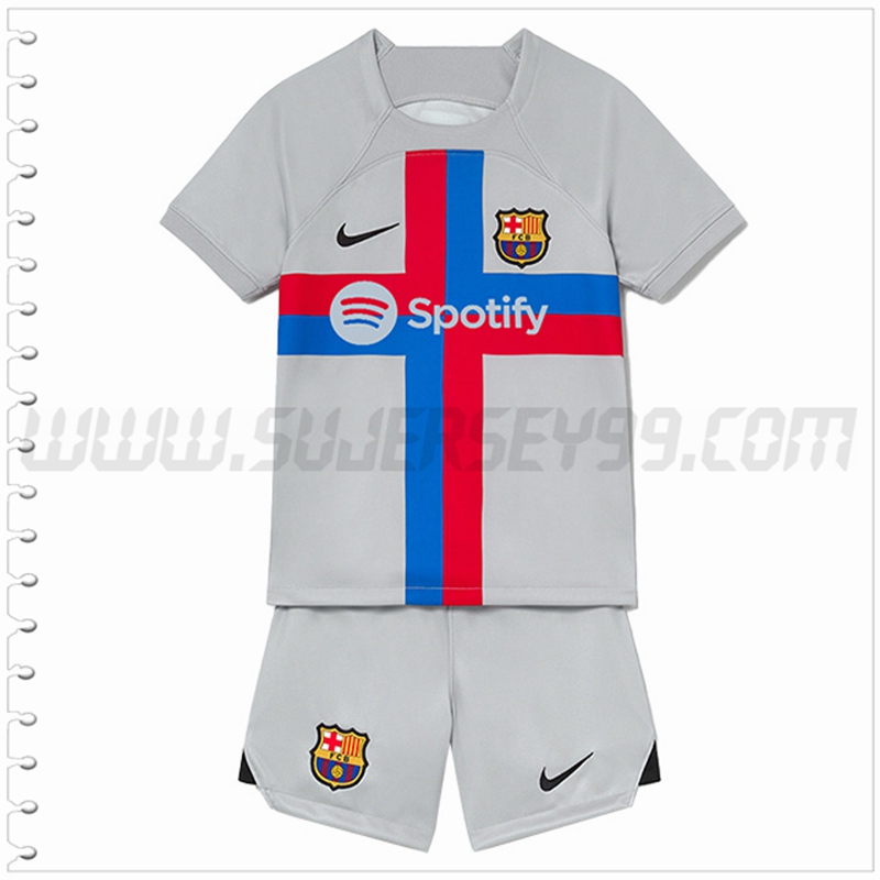 Nuevo Equipacion del FC Barcelona Ninos 2022 2023