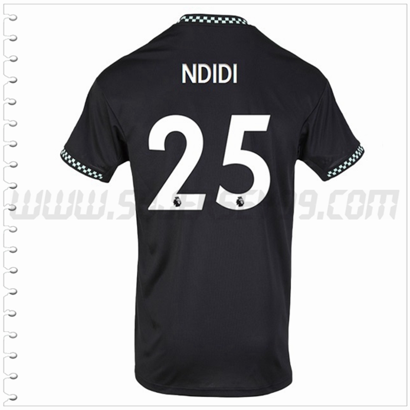 Segunda Camiseta Futbol Leicester City NDIDI #25 2022 2023