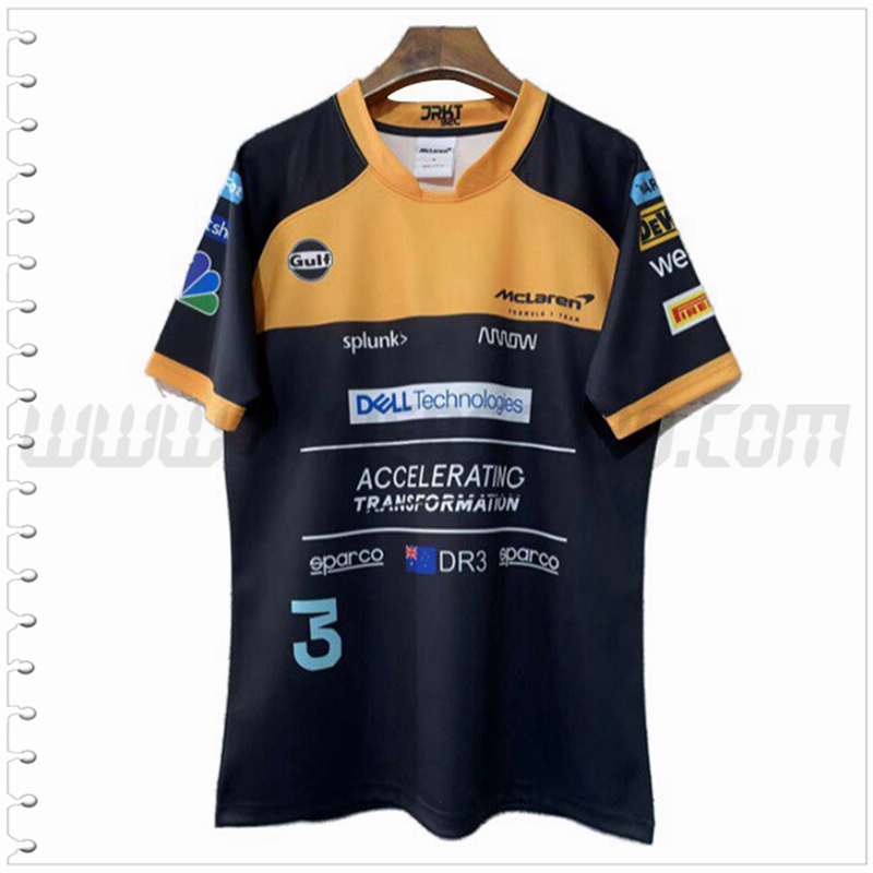 Camiseta Entrenamiento F1 McLaren Team Naranja/Negro 2022