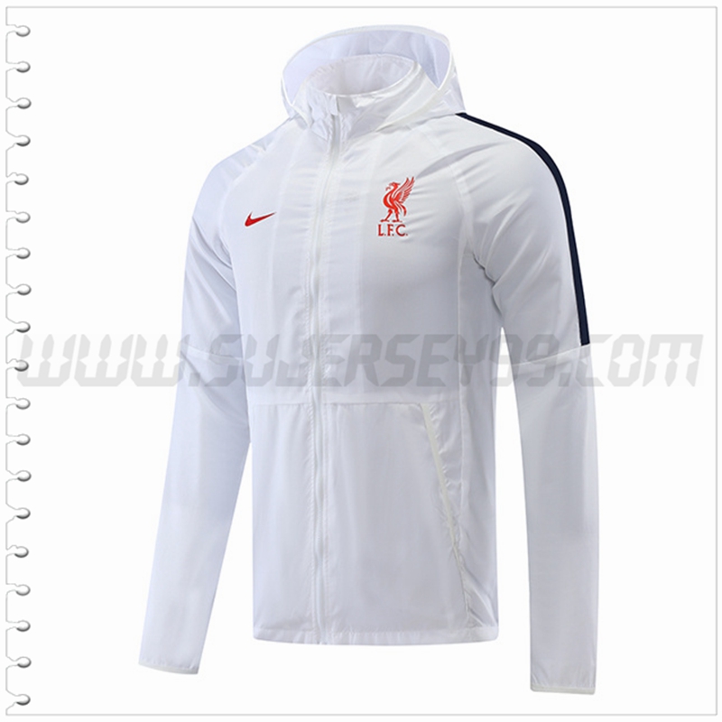 Rompevientos FC Liverpool Blanco 2022 2023