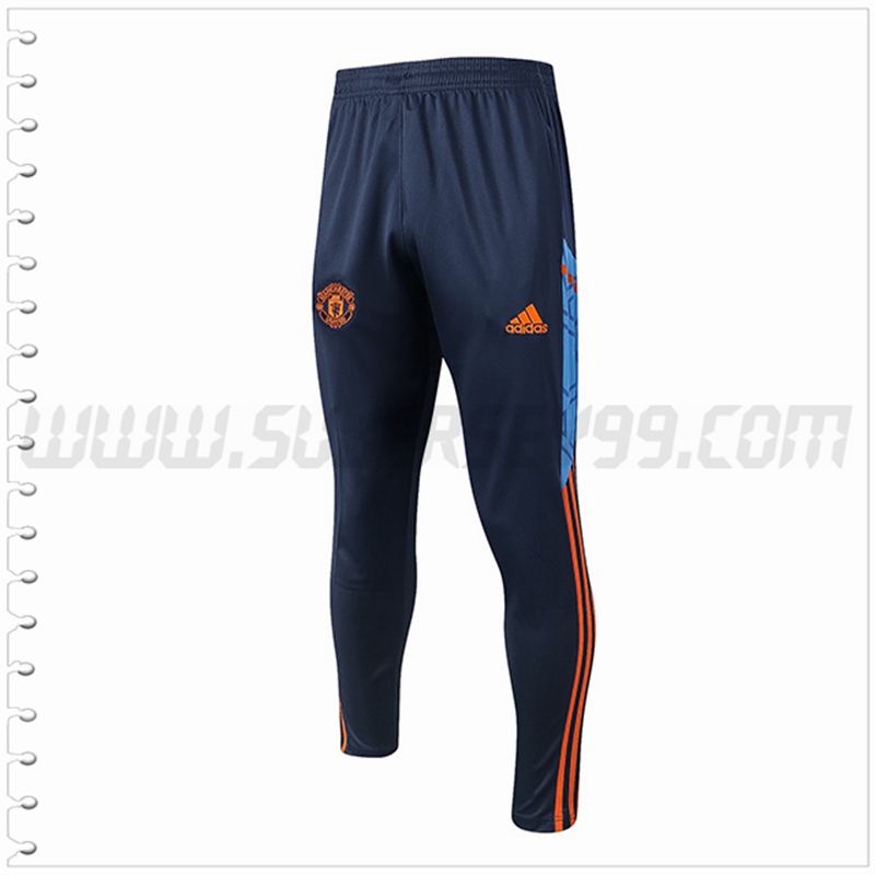 Pantalones Entrenamiento Manchester United Azul Marino 2022 2023 -02