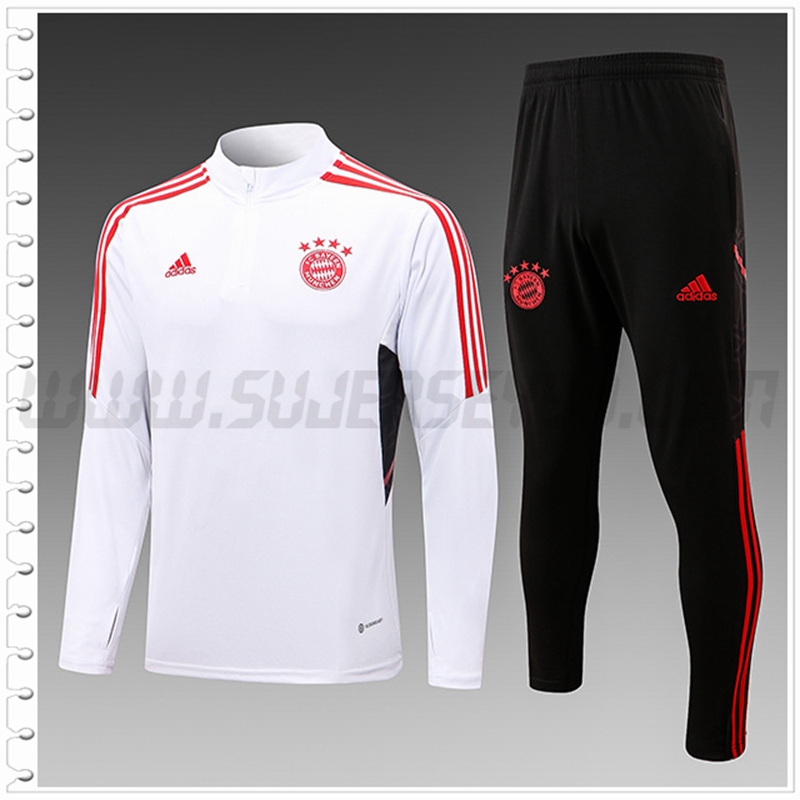 Chandal Futbol Bayern Munich Blanco 2022 2023
