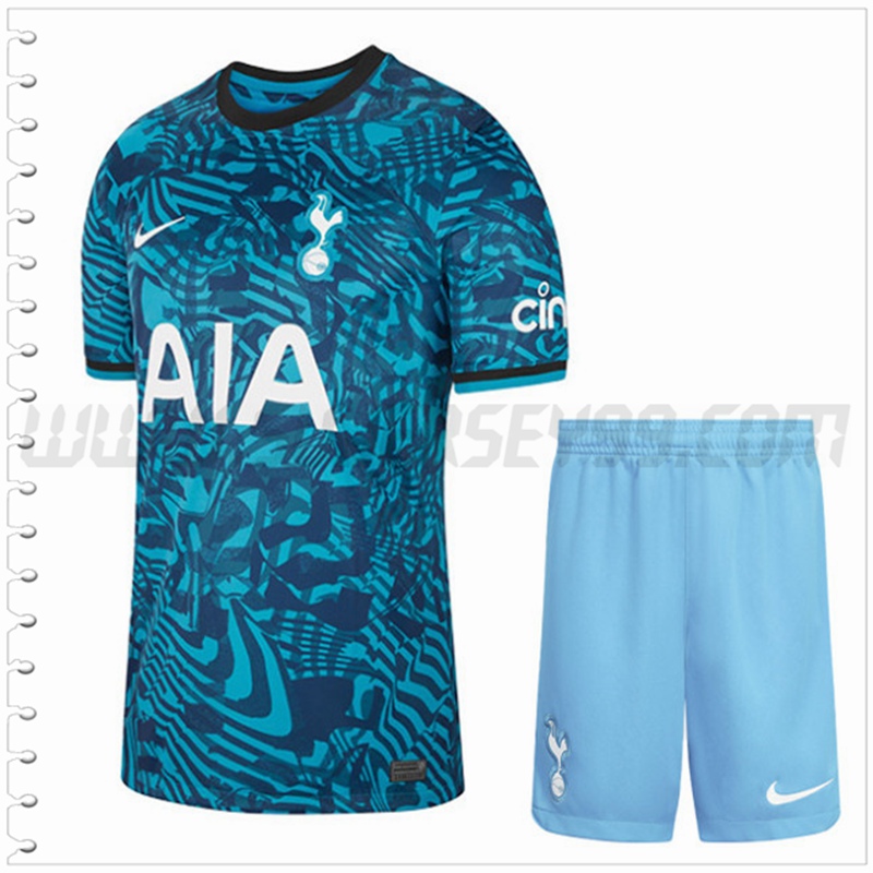 Nuevo Equipacion del Tottenham Hotspurs Ninos 2022 2023